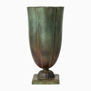 Scandinavian Modern Vase in Bronze from GAB, 1930s
