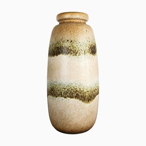 Grand Vase de Sol Fat Lava en Poterie Multicolore, 1970s