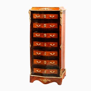 French Napoleon III Chest of Drawers in Fine Exotic Woods