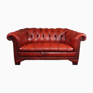 Canapé Chesterfield Rouge