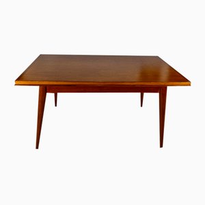 Teak Tisch im Skandinavischen Stil mit Integrierten Verlängerungen, 1960er