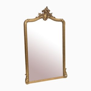 Louis XV Spiegel mit goldenem Glasrahmen