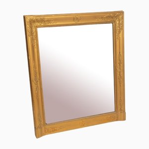 19th Century Golden Parquet Mirror