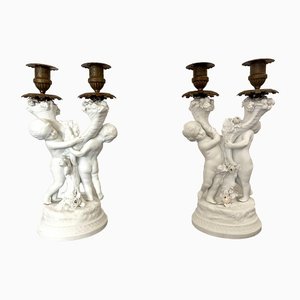 Antike Arms of Light von Sevres, 1700er, 2er Set