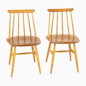 Fanett Chairs by Ilmari Tapiovaara for Edsby Verken, Sweden, 1960s, Set of 2