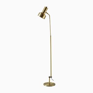 Danish Gold Floor Lamp, 1960s