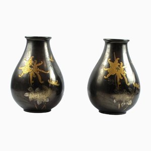 Japanese Vases, 1890s, Set of 2