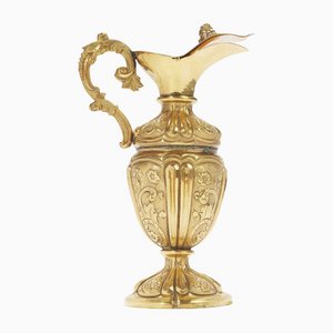 Vergoldeter Kupfer Krug, 1700er