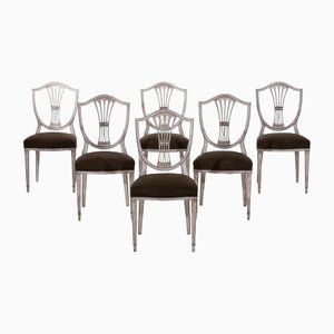 Chaises Gustaviennes, Début 20ème Siècle, Set de 6