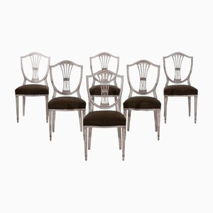 Early 20th Century Gustavian Chairs, Set of 6