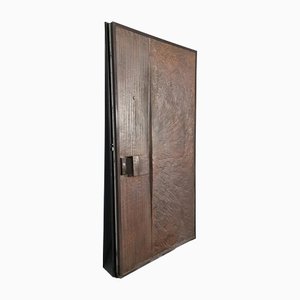 Brutalist Bronze Covered Door, 1950s
