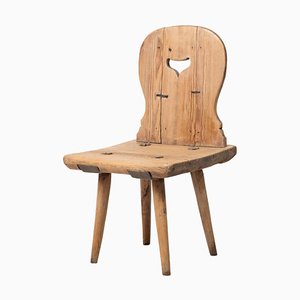 Swedish Folk Art Primitive Chair