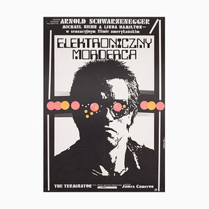 Affiche de Film Terminator B1 par Jakub Erol, Pologne, 1987