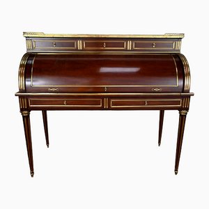 Napoleon III Louis XVI Style Mahogany Desk
