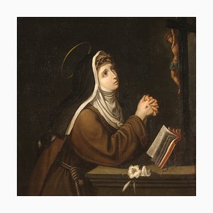 Saint Catherine von Siena, 1730, Öl auf Leinwand