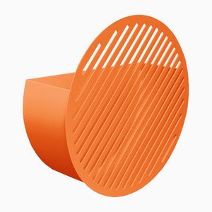 Large Diagonal Wall Basket in Orange from Swedish Ninja