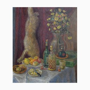 Aleksander Trojkowicz, Nature Morte, 1971, Huile sur Toile