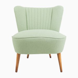 Lounge Chair with Green Upholstery, 1960s