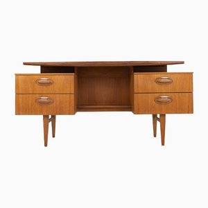Teak Desk with Drawers, 1970s