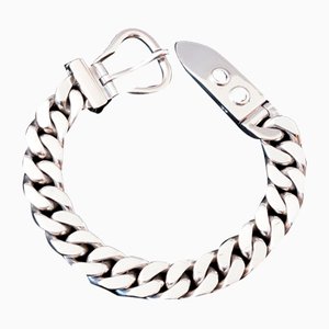 Vintage Buckle Bracelet in Silver from Hermès