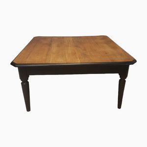 Square Coffee Table with Blackened Edges