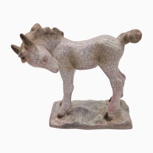 Ceramic Foal by Lilli Hummel-King for Karlsruhe Majolika, 1934