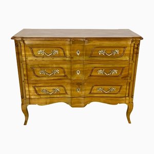 Louis XV Style Dresser in Cherry and Bronze