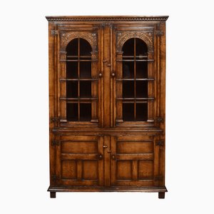 Bookcase in Carved Oak