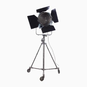 Large Industrial Film Studio Adjustable Spotlight Floor Lamp