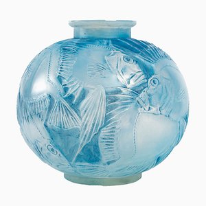 Opalescent Fish Vase by René Lalique, 1924