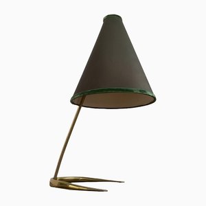 Brass Table Lamp attributed to J. T. Kalmar, 1950s