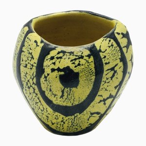 Búho pequeño de cerámica hecho a mano de Vilma Luria, años 60