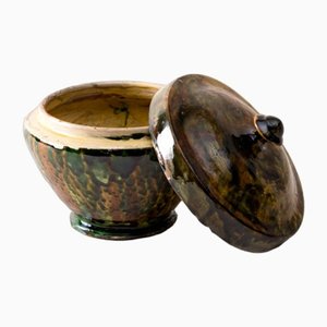 Keramik Grottaglie Vase, Italien, 19. Jh