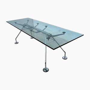 Mod.80s Nomos Table attributed to Norman Foster for Tecno, Italy, 1980s