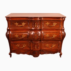 18 Century Cherrywood Tombeau Chest of Drawers, Bordeaux, France
