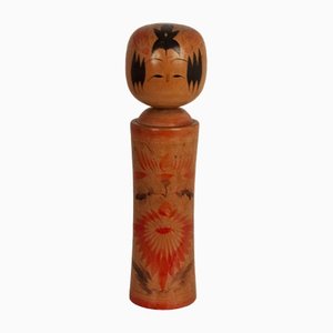 Bambola Kokeshi in legno, Giappone, anni '60