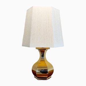 Large Brass Table Lamp, Italy, 1970s