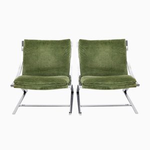 Zeta Armchairs by Paul Tuttle for Strassle International, 1970s, Set of 2