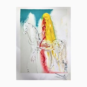 Salvador Dali, Lady Godiva, 1983, Double-Sided Relief with Chromolithograph