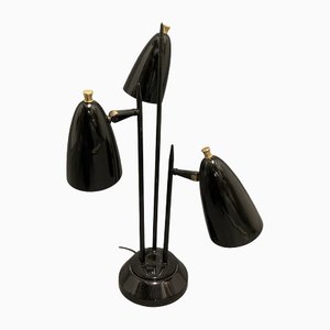 Lampe en Fer Noir, 1950s