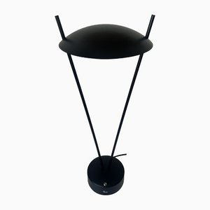 Postmoderne schwarze Tischlampen von Leonardo Marelli für Estiluz, 1980er, 2er Set