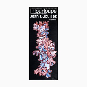 Jean Dubuffet, Exposición 64, Póster en litografía original, 1964