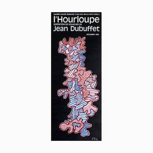 Litografia originale di Jean Dubuffet, mostra 64, 1964