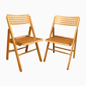 Folding Chairs, Netherlands, 1970s, Set of 2