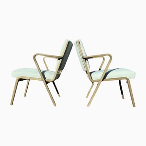 Set of Bauhaus Easy Chairs by Selman Selmanagic for VEB Deutsche Werkstätten Hellerau, German USSR, 1950s