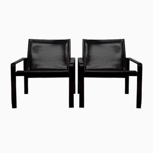 Armchairs Sessel and Table by Jacques Toussaint & Patrizia Angeloni for Matteo Grassi, 1970s, Set of 3