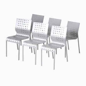 Edition N ° 2068 Mirandolina Chairs by Pietro Arosio for Zanotta, 1990s, Set of 6