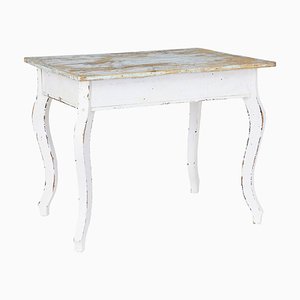 Scandinavian Painted Pine Occasional Table, 1890s