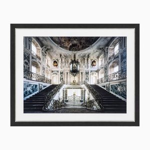 Baroque Grand Staircase, 21st Century, Photographic Print, Framed