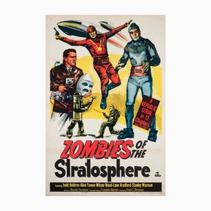 Póster de película estadounidense Zombies of the Stratosphere, 1952
